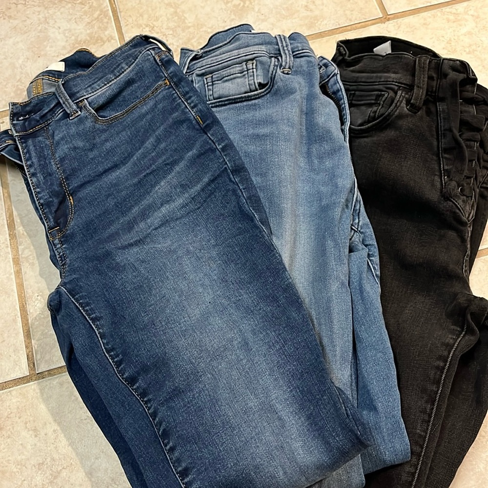 Three pairs PacSun jeans size 24